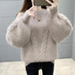Round Neck Pullover Sweater Ins Women's Forest Loose Outer Wear Autumn and Winter New Lazy Style Knitted Bottoming Shirt