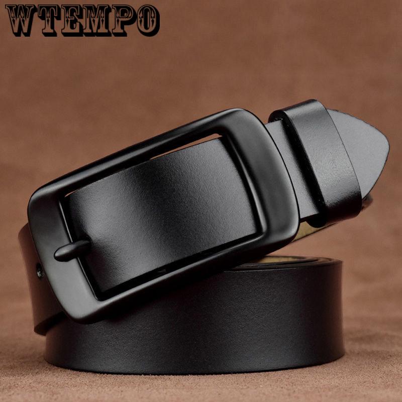 Leather Belts for Women Jeans Strap Vintage Metal Pin Buckle Fashion Style Trouser Cummerbunds