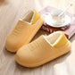Women's Warm and Comfortable Flat Cotton Shoes In Winter Waterproof and Velvet Padded Non-slip Shoes