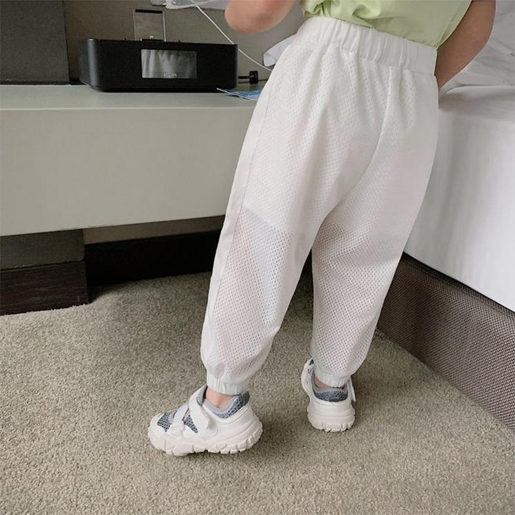 Children's Pants Summer Boys' and Girls' Ice Thin Anti Mosquito Pants Sports Pants Quick Drying Pants and Leggings Breathable Pants