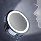 Double-sided Makeup Mirror Desktop Led with Light HD Fill Light Touch Screen USB Charging Bright Silver Plated