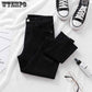 Women's  Jeans   Fashion Hole High Waist Skinny Blue Denim Pants