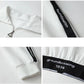 Black and White Sports Suit Women's High-navel Short Sweater Trousers Casual Two-piece Women's Short Top Loose Sweatpants Show Thinness and Height