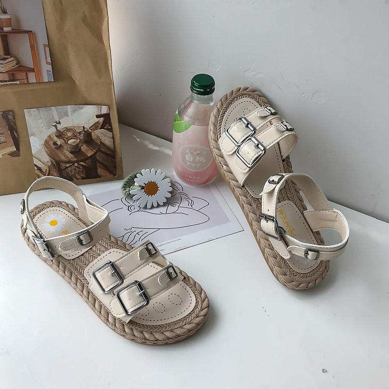 Summer Super Fire Roman Sandals Women's Summer Shoes All-match Student Flat Fairy Style