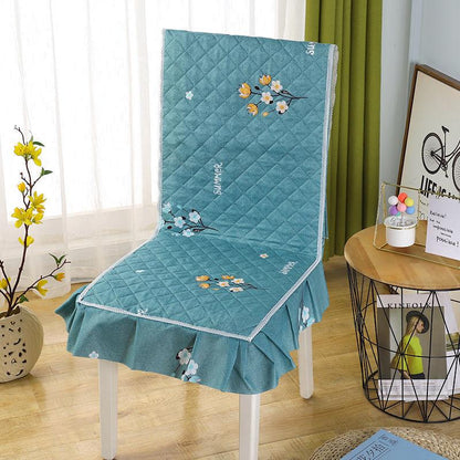 Chair Cover General Dining Table and Chair Cushion Thickened One-piece Seat Cushion Non-slip Dining Chair Cushion Chair Back Cushion
