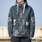Down Jacket Fashion High-end Young and Middle-aged Men's Down Cotton Padded Jacket Hooded Plus Size Top