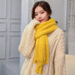 Winter Scarf Unisex 2019 Female Male Wool Sky Cashmere Scarf Pashmina Tassels Women Men Wrap Shawl