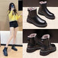 Snow Boots Women Winter Short Boots Large Cotton Waterproof Non-slip Thickening Plus Velvet Bread Shoes Cotton Shoes