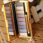 Eyeshadow Pencil Glitter Powder Waterproof Super 9 Grid Matte Pumpkin Earth Matte Eyeshadow  Palette