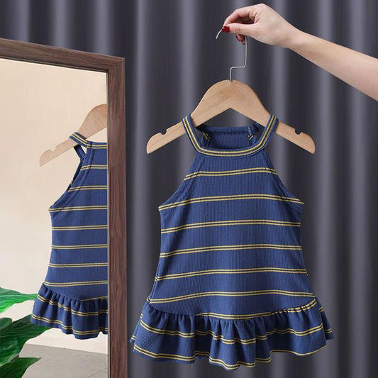 Girls' Dresses Summer Dress Western Style Floral Skirt Baby Style Dresses Korean Princess Dress