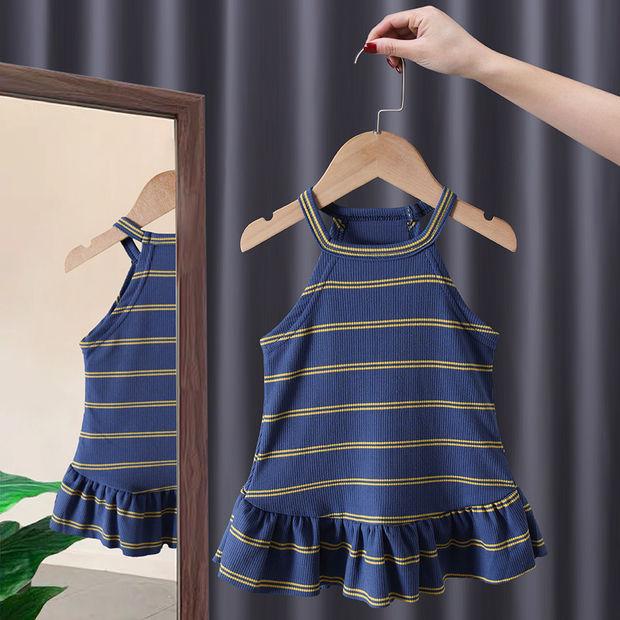 Girls' Dresses Summer Dress Western Style Floral Skirt Baby Style Dresses Korean Princess Dress