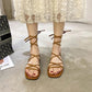 Cross Strap Sandals Women Wear Flat Holiday Beach Shoes Temperament Ladies Roman Shoes Women's Flat Strap Sexy Sandals