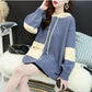 Lazy Style Pullover Sweater Women Loose Loose Outer Wear All-match Jacket Thick Hooded Knitted Coat