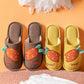 Autumn and Winter Carrot Design Cotton Slippers Non-slip Warm Cotton Shoes Comfortable Casual Fashion