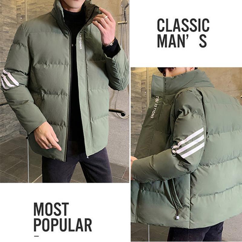 Cotton-padded Jacket Men's Winter Cotton-padded Jacket Hooded Padded Jacket Tooling Down Cotton Clothing Men's Thick Youth