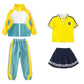 Kids School Uniform Foreign Style British Primary School Students Acting Class Uniforms Children's Graduation Suit 2021