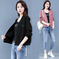 Sweater Cotton Jacket Women Korean Loose Loose Autumn and Winter Thin All-match Jacket Cardigan Sweater Short Baseball Uniform