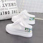 Women's Inner Heightening Cloth Shoes  All-match Casual Sports Shoes