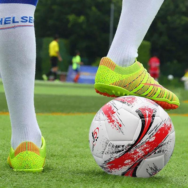 Size 4/5 Triangle Cyclone Soccer Ball Explosion-proof Soccer PU Leather Wearable Football Competition Ball