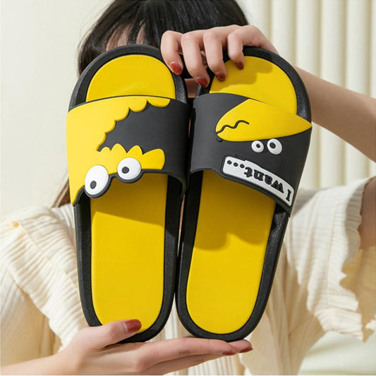 Summer Ladies Slippers Indoor Non-slip Bathroom Household Sandals and Slippers Wear Beach Shoes