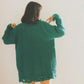Wild Solid Color Sweater Sweater Women Loose Large Size Knitted Cardigan Sweater Women