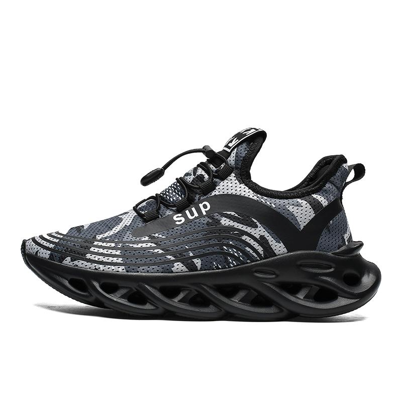 Men's Shoes Autumn New Wave Sports Shoes All-match Casual Shoes Mesh Breathable Shoes Lightweight Running Shoes