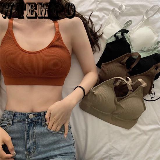 Sexy Sports Bra Top For Fitness Women Push Up Cross Straps Workout Bra For Women Gym Running Jogging