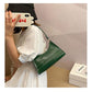 Exquisite Shopping Bag Niche Underarm Bag Women Retro Casual Women's Shoulder Bag Crocodile Grain Leather Solid Color Women's Chain Handbag