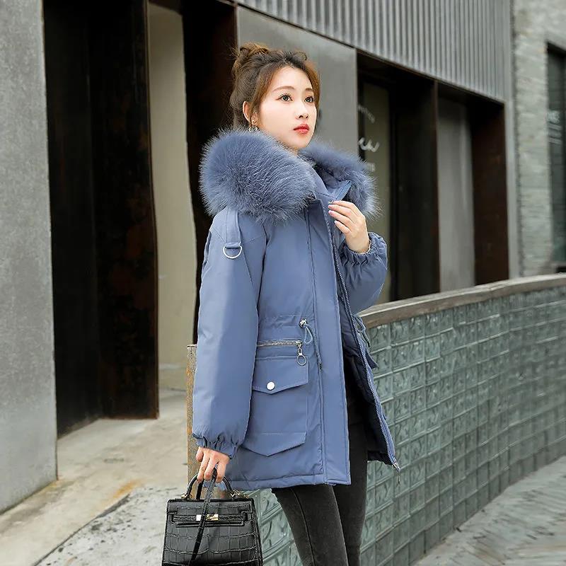 Winter Down Padded Jacket Women's Mid-length Padded Jacket Women's Overcoming Loose Padded Padded Jacket