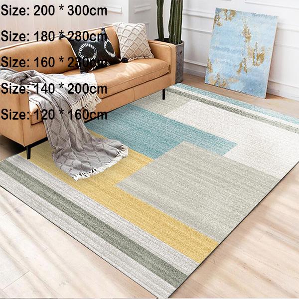 European-style carpet living room sofa coffee table blanket bedroom bedside carpet non-slip mat