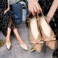 Bowknot Pointed Toe Flat Shoes Women's Soft-soled Shallow Slip-in Lightweight Flat-bottomed Shoes for Work Wear Women's Flat Shoes