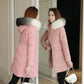 Women Down Jacket 2019 Winter Female Parkas Fashion Hooded Long Down Coat Cotton Women Outerwear