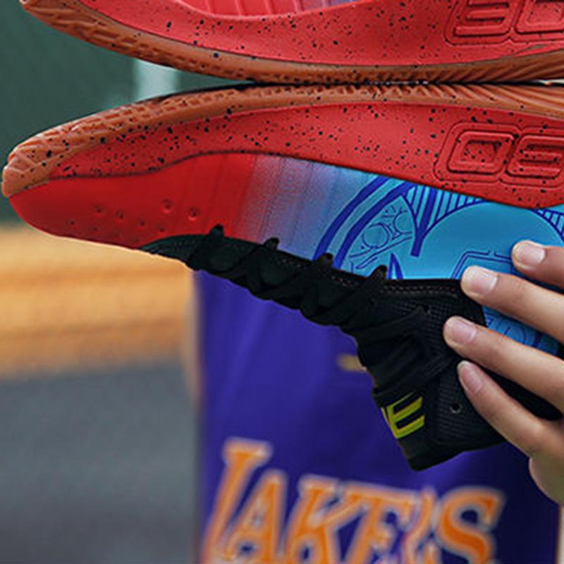 Men Sneakers Running High-top Basketball Shoes Shockproof Comfortable Breathable Lightweight Shoes