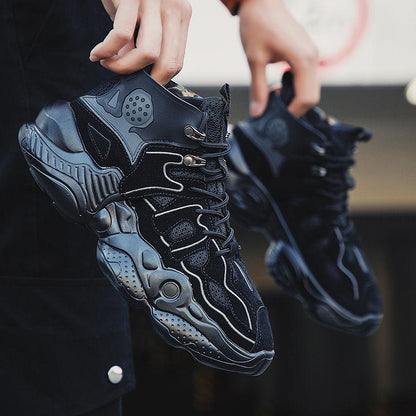 High-top shoes male dad shoes male Korean students trend wild hip hop casual sports basketball shoes