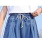 Large Size Denim Shorts Culottes Women's Loose High Waist Casual Fashion Women's Clothing 150kg
