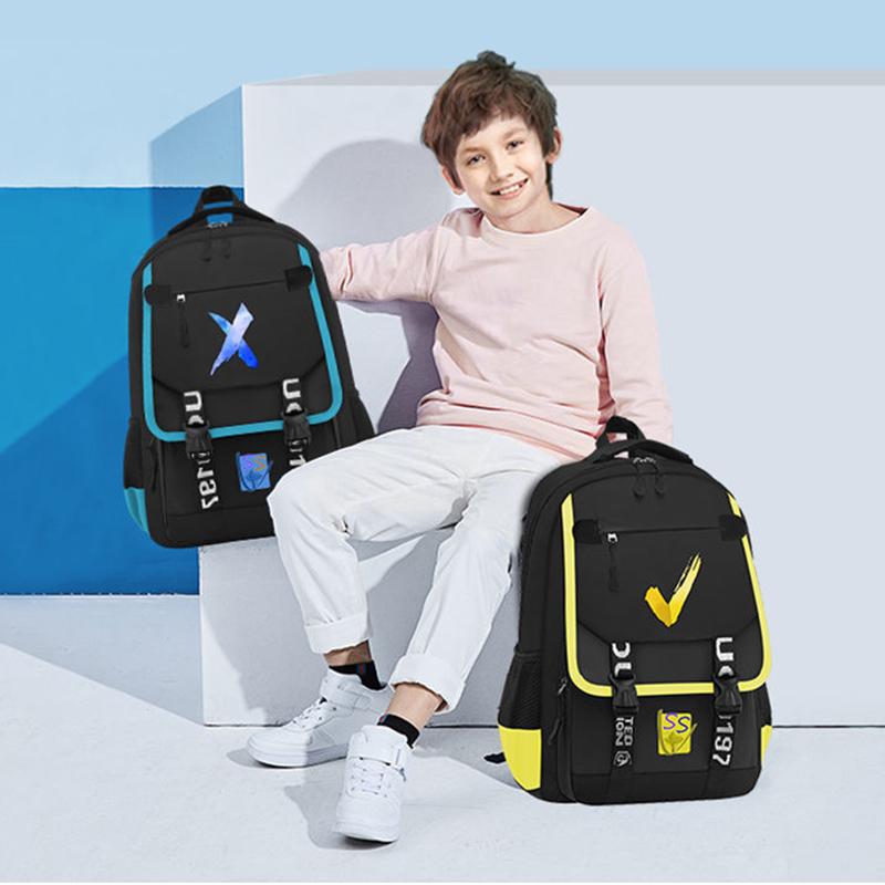 Student Backpack School Bag Backpack Canvas Lightweight Small Backpack Children's Travel Bag Boys and Girls Backpack