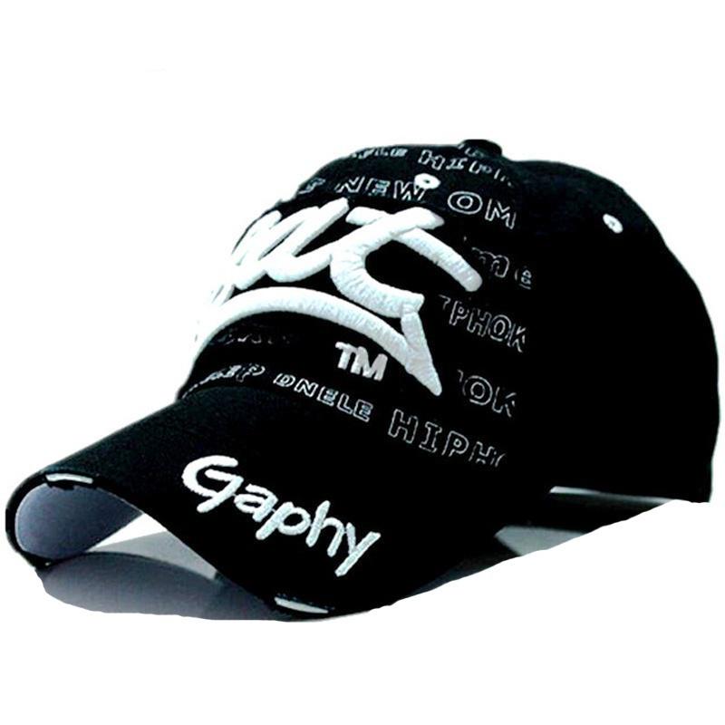 Hat Cotton Adjustable Summer Cap Hip Hop Snapback Letter Baseball Cowboy Sun Hats  Boys