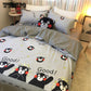 Bedding Sets Quilt Cover Soft Duvet Cover Simple Home Textile Stripe Bedding