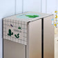 Cotton and Linen Refrigerator Cover Cloth Cartoon Printing Refrigerator Cover Washing Machine Storage Household Dust Cover