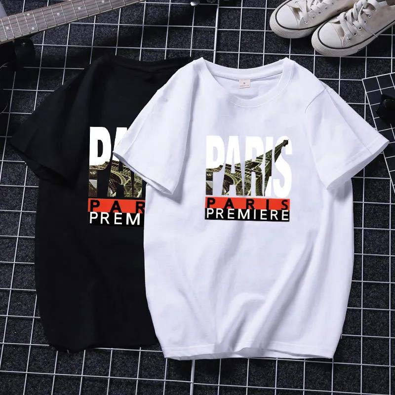 Short Sleeve T-shirt Male Student Round Neck Half Sleeve Men's
