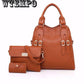 Women's bag summer wild shoulder bag Messenger bag large capacity trend leisure bag three-piece