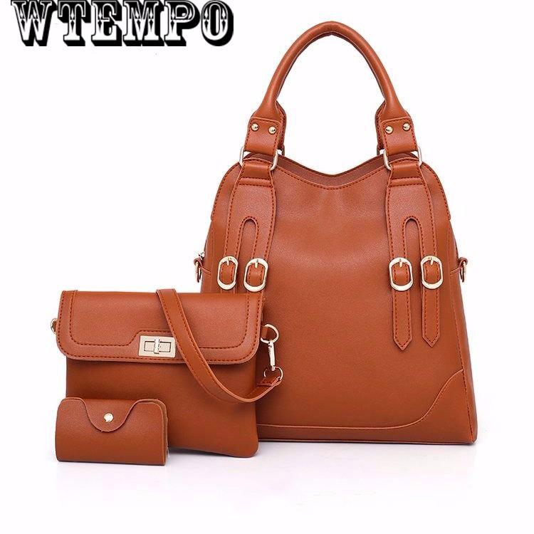 Women's bag summer wild shoulder bag Messenger bag large capacity trend leisure bag three-piece