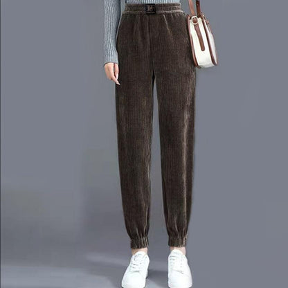 Women's Loose Casual Pants Slim Straight Tube Leg Pants Versatile Slimming Fitness Jogging Pants Sports Pants Harem Sweatpants