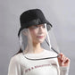 Anti-dropping Fisherman's Hat Protective Cap Anti-oil Fume and Dust-proof Full Protective Cover Sunscreen Isolation Face-covering Hat
