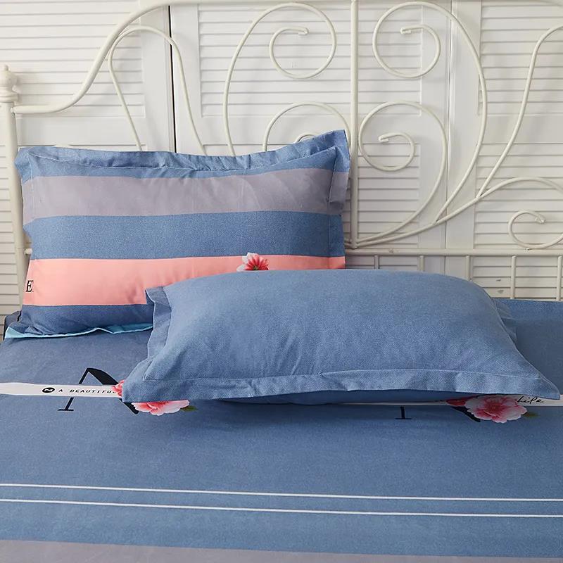 A Pair of 48*74cm Pure Cotton Pillowcases Plus Thickened Brushed Pillowcases Student Dormitory Single Double Pillowcases