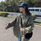 Workwear Jacket Female Students Loose Hong Kong Style Retro Spring and Autumn Short Windbreaker