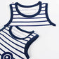 Children's Vest Set Cotton Comfortable Sweat-absorbing Breathable Sleeveless T-shirt + Shorts Cute Printing Boys and Girls Summer Baby Two-piece Set