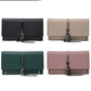 Cowhide Tassel Zipper Women's Clutch Bag Shoulder Bag Ladies Smooth Leather Wedding Evening Banquet Clutch Purse Elegance Luxury