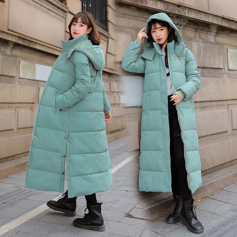 Down Padded Jacket Women's Long Section New Padded Jacket Ins Winter Loose Student Cotton Clothes Jacket