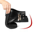 Women's Autumn and Winter Snow Boots Soft Sole Plus Fleece Ankle Boots Plus Size Warm Leather Shoes